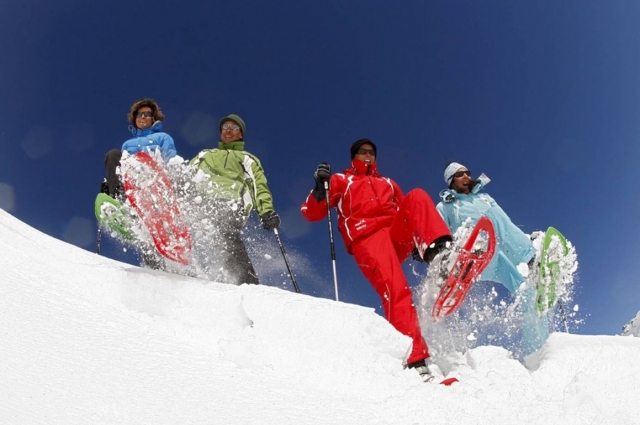  Ruta con raquetas de nieve en Tignes 